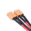 XT60 Parallel Cable, Battery Connector, 4AWG Cable Extension Y Splitter, XT60 Female Male Cable for RC li po 1 Female to 2 Male(2) view 2