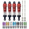 KEAAN Wltoys 144001 144002 144010 124007 124008 124016 124018 124019 Metal Shock Absorber Oil Damper RC Car Upgrade Parts Accessories (Color : 2pcs Red) view 2