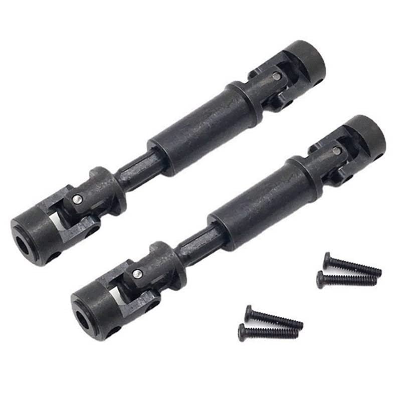 2Pcs Metal Steel Drive Shaft CVD for 1/18 FMS EAZYRC Rochobby T-yo-ta FJ Cruiser Patriot Ka-ta-na RC Car Upgrade Parts,1