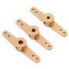 KEAAN 3.1/4.1/5.1mm Aluminum Single/Dual Steering Servo Roker Arm Horn Rudder for RC Car Boat Model Tools Parts Accessories (Color : Dual Arm 3.1mm) view 2