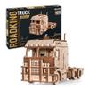 DIY Wooden 3D Mechanical Model - Set Road King - Spring-Powered Mechanism - No Glue Needed - Top-Grade Plywood (Road King) view 1