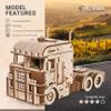 DIY Wooden 3D Mechanical Model - Set Road King - Spring-Powered Mechanism - No Glue Needed - Top-Grade Plywood (Road King) view 2