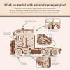 DIY Wooden 3D Mechanical Model - Set Road King - Spring-Powered Mechanism - No Glue Needed - Top-Grade Plywood (Road King) view 4