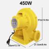 BAHOJAS Commercial Inflatable Bouncer Blower - Powerful Pump Fan for Bouncy Castle, Jumper, Perfect Air Blower for Inflatables (Yellow) 350/450w/680/750/950w view 2