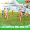 GoSports Gagagon 10 ft Gaga Ball Pit - Portable Indoor/Outdoor Game Set - Includes 2 Balls and Carrying Case view 2