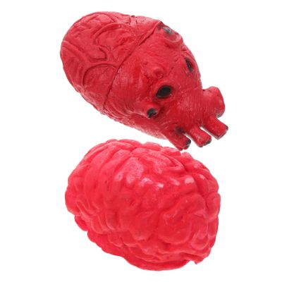 ABOOFAN 2pcs Realistic Halloween Decoration Scary Fake Human Organs for Haunted House Decor for Halloween Parties and Themed Events