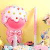 Aoriher Candy Party Favor Candy Piata with Stick Blindfold Pink Sweet Lollipop Candy Piata for Birthday Party Supplies Decoration view 4