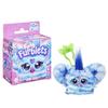 Furby Furblets Ooh-Koo Mini Friend, Rock Music, Speaks Only Furbish, Electronic Plush Toys for Girls & Boys, Interactive Pets, Blue & White, Easter Basket Stuffers, Ages 6+ view 3