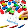 40 pcs Truck Erasers for Kids Classroom Prizes,Truck Eraser Puzzle 3D Take Apart Car Pencil Erasers for Class Treasure Box,Game Rewards,Party Favors,Easter Egg Stuffers view 3