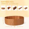 Ball Pit for Toddlers Babies Dogs Cats Iinfant Children, Foldable Ball Pits Play Tent, Crawl Playpen Ball Pool with Storage Bag, Surprise for Boys Girls Festival (Balls Not Included), Brown view 3