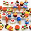 34 pcs Food Erasers for Kids Classroom Prizes, Puzzle Eraser 3D Take Apart Food Pencil Erasers for Student Rewards, Class Treasure Box,Game Rewards,Party Favors view 1