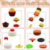 34 pcs Food Erasers for Kids Classroom Prizes, Puzzle Eraser 3D Take Apart Food Pencil Erasers for Student Rewards, Class Treasure Box,Game Rewards,Party Favors view 2