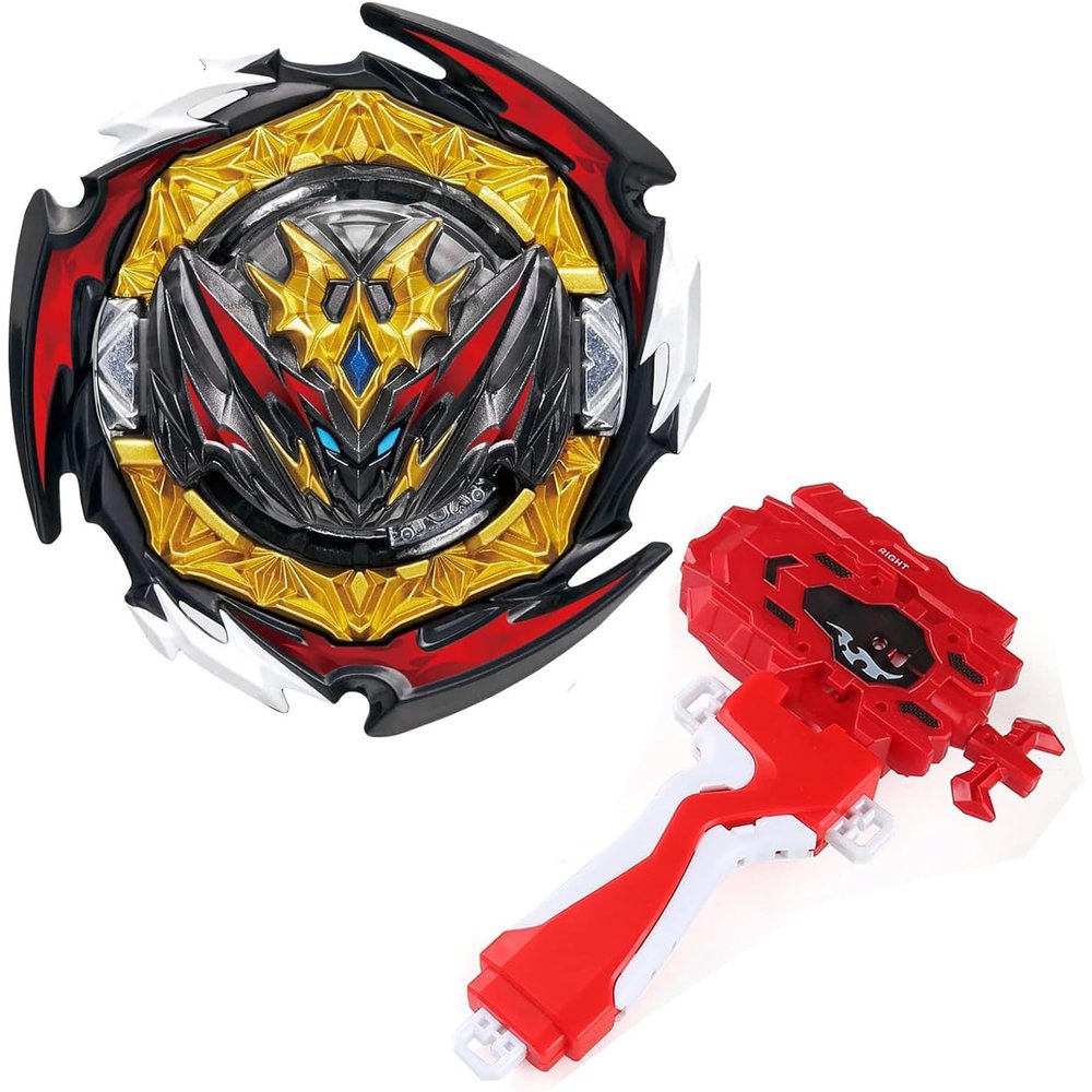 mlywd Gyro Battling Tops Burst SuperKing, Gyro Launcher and Grip Battle Game Set Right Spin DB Layer System Gyro Toys Set Gifts for Kids Children Boys, B-180