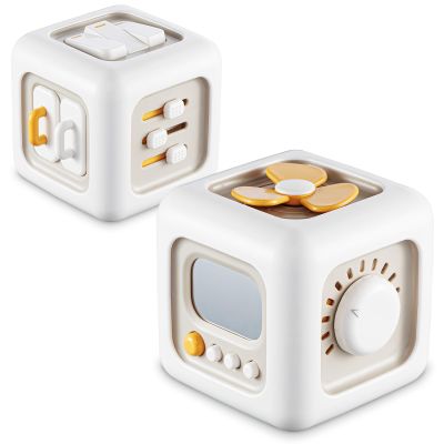SOCBTNSO Busy Cube Toy for 1 Year Old Boy, Montessori Toys for 1+ Year Old, Travel Sensory Toys for Toddlers 1-3, Learning Fine Motor Skills| 1st Birthday Gifts Baby Boy Toys 9 12 Months