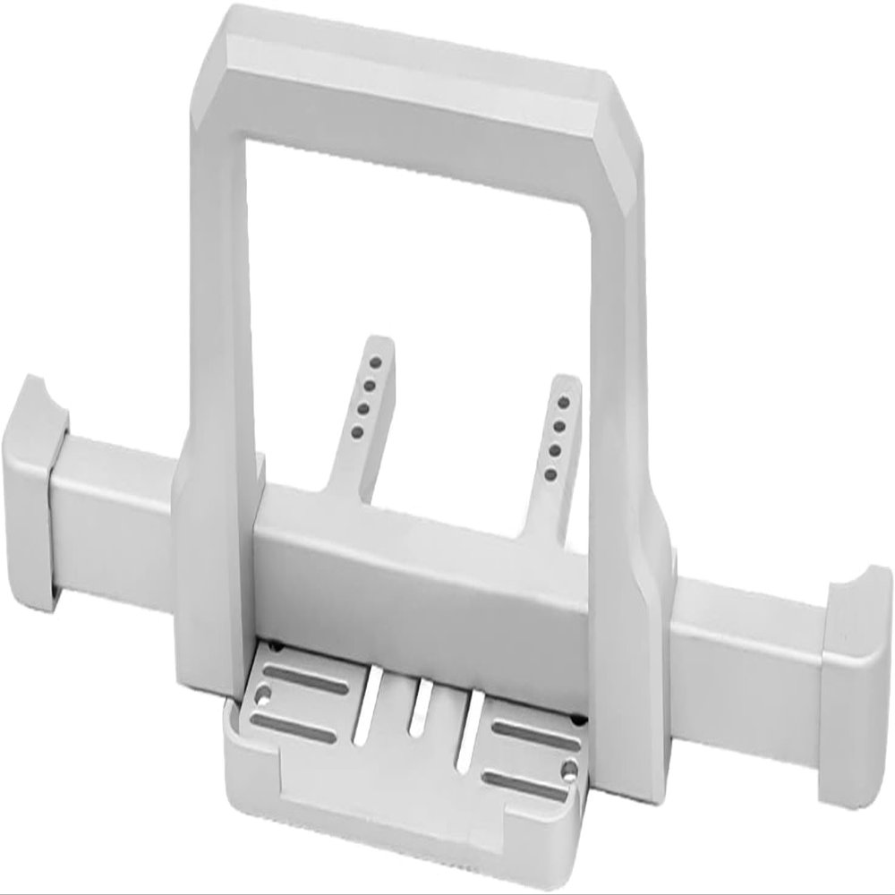 COOWOO Front Bumper Upgrade Part for 1/10 TRX-4 Defender RC Trucks - Precision CNC Machined for Enhanced Durability and Protection, Silver
