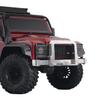 COOWOO Front Bumper Upgrade Part for 1/10 TRX-4 Defender RC Trucks - Precision CNC Machined for Enhanced Durability and Protection, Silver view 2