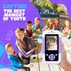 Toddler Play Phones for Kids - Kids Smart Phone for Boys & Girls - Toddler Toy Phone with Flip Camera - Mini Smartphone for Music - Multifunction Toy Cell Phones for Birthday Gifts, Age 3-6 (Purple) view 4