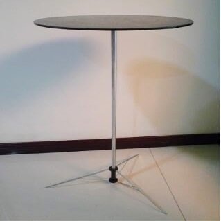 blue-ther Appearing Table Pro Folding Magic Table (Round) Magic Tricks Magician Stage Illusions Gimmick Accessory Prop Fun trucos de magia