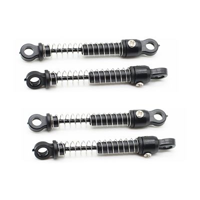 4Pcs RC Shocks Set Front & Rear Shock Absorber Replacement Compatible with WLtoys 2428 1/24 RC Crawler Car Upgrade Parts