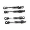 4Pcs RC Shocks Set Front & Rear Shock Absorber Replacement Compatible with WLtoys 2428 1/24 RC Crawler Car Upgrade Parts view 1