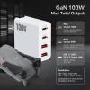 RCstyle Drone Power Adapter,100W GaN Charger 4-Port, Dual PD (100W/30W) and QC3.0 Port Fast Charger,for DJI Flip, DJI Avata 2,DJI NEO,Air 3S,Air 3,Mini 2,Mini 3 Pro,Mini 4 Pro,Air 2s,Drone Accessories view 2