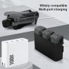 RCstyle Drone Power Adapter,100W GaN Charger 4-Port, Dual PD (100W/30W) and QC3.0 Port Fast Charger,for DJI Flip, DJI Avata 2,DJI NEO,Air 3S,Air 3,Mini 2,Mini 3 Pro,Mini 4 Pro,Air 2s,Drone Accessories view 3