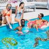 PENINSULA LOVE Halloween Inflatable Snakes 3pcs Large Fake Snake Realistic Serpents Figure Blow Up Snakes for Pool Garden Halloween April Fool's Day Party Decor view 3