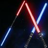 Beyondtrade 12 Colors Lightsabers Toy, 2 in 1 Dueling Swords RGB Doubled-Blade with FX Sound Mute Mode for Kids Movie Fans Cosplay Party Birthday Present view 1