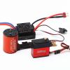 HUIOP Motor, Motor Combo Set 3650 4300KV Motor 60A Brushless ESC 25kg Servo w/ 25T Servo Arm for 1/10 RC Car Off-Road Truck view 1