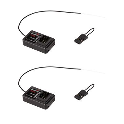 HUIOP 2.4G Receiver, 2pcs TG-3 2.4G 3CH RC Car Boat Receiver for TG3 AX5S Transmitter