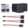 HUIOP Engine Sound Simulator for rc Cars, RC Car Engine Sound Simulator Dual Channel 5 Styles Sound Mode Compatible with RC Hsp Redcat Axial Scx10 D90 Hpi Sports Car Truck On Road view 4