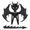Anbaby Dragon Costume Set - Dress-up Set with Mask, Wings, and Tail(Black Set) view 1