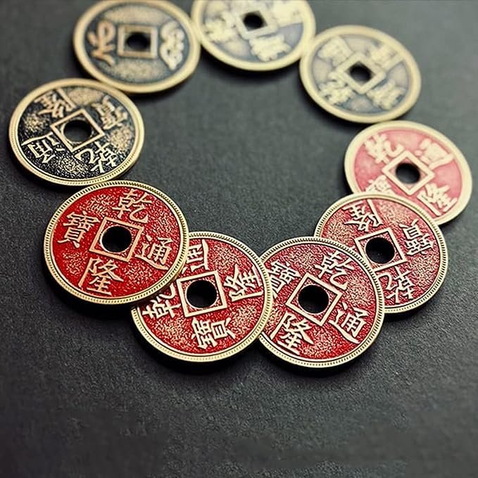 Blue-ther Magic Coins: Chinese Palace Coin Set, Magic Tricks, Close Up Illusions, Gimmicks, Mentalism Props, Teen, Young Adult