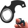 Black Keychain Spinner Fidget Ring Toy,Keychain Spinner Fidget Ring Metal Key Chain Ring Type Toy for Man Women and Kids Fidget Spinners view 1