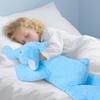5lbs 24in Elephant Weighted Stuffed Animals, Weighted Stuffed Animal Elephant Pillows Plushies Gifts for Kids and Adults(Blue) view 3