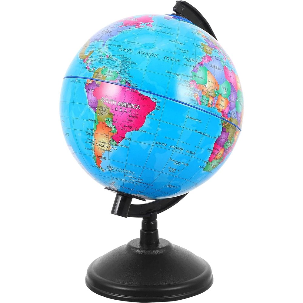 Adult Piggy Bank, World Globe Piggy Bank, Desktop Globe Coin Bank for Adult Kids,Lovely Gifts for Children Birthdays,Christmas,New Years,Holidays,Blue
