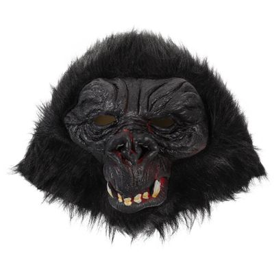 ibasenice Halloween Gorilla Mask Fun Decorative Animal Headwear for Masquerade Parties Cosplay Events and Festivals Lightweight and Comfortable Design for Ages