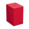 Ultimate Guard Flip'n'Tray 133+, Deck Case for 133 Double-Sleeved TCG Cards + Dice Tray, Red, Independent Magnetic Closure & Microfiber Inner Lining view 1