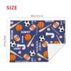 Personalized Sports Custom Baby Blankets with Name, Lightweight for All Seasons, Custom Baby Blanket As Festival Gifts Collection- Sofa, Living Room, Vacation House 40"x50" for Kids/Children view 4