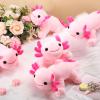 Libima 5 Pcs 12 Inch Axolotl Stuffed Animal Pillow Doll Cute Soft Axolotl Stuffed for Birthdays Gift Home Decoration(Pink) view 1