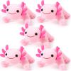 Libima 5 Pcs 12 Inch Axolotl Stuffed Animal Pillow Doll Cute Soft Axolotl Stuffed for Birthdays Gift Home Decoration(Pink) view 2