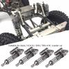 4Pcs RC Shock Absorbers,Aluminium Alloy Spring Shock Damper Reduce Vibration Absorbers Set for Axial / SCX10 / D90 RC Crawler Car view 2