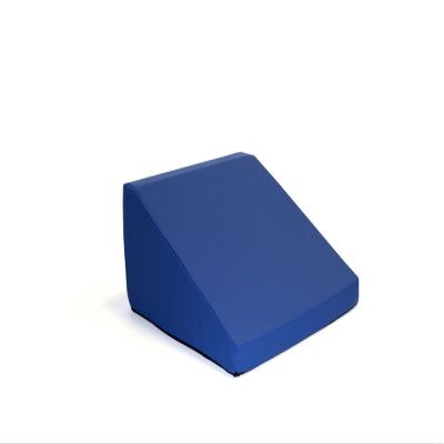 Foamnasium Wedge, Indoor Foam Playset, Soft Toddler and Active Kids Play Foam Wedge for Crawling, Climbing, Sliding and Jumping, Made in The US, Enhanced Navy
