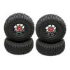 4Pcs 1.9 Beadlock Wheel Rim & Rubber Tires Set for 1/10 RC Crawler Car Axial 90046 SCX10 AXI03007 for for Traxxas TRX-4 Parts Modification Accessories view 1