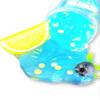 Blueberry Lemonade Clear Slime 4oz with Thick Texture and Fruit Charms - Scented Sensory Toy for Ages 8+ Hoshimi Slimes view 3