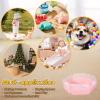 Foldable Ball Pit for Toddlers, Large Pop Up Ball Pits Kids Play Tent Crawl Playpen Ball Pool Playhouse Playpen with Storage Bag, for Boys Girls Dogs Cats Ferrets Indoor Outdoor, Light Pink view 4