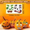 24 Pack Pumpkin Decorating Stickers, Face Stickers for Mini Small Pumpkin Make Your Own Face for Kids Toddlers Halloween Game Activities Gifts Party Favors view 2