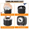 KoolStone C1 Pro Max Professional Rock Tumbler Kit - Large 3LB Capacity & Brushless Motor, Up to 6X More Noise Cancelling, Ultra Quiet Rotary Polisher with Full Accessories, Ideal for Adults Kids view 4