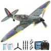 CKYSCHN RC Plane 4 Channel, Spitfire V2 RC Airplanes with 3 Level Mode to Learn Flight, Remote Airplanes for with Xpilot Stabilization Beginners Adults, One Key Aerobatic, Ready to Fly view 1