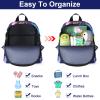 Accmor Toddler Backpack Leash with Anti Lost Wrist Link, Cute Mini Child Walking Harnesses Keep Kids Close Back Pack Rope Tether Rein for Baby Boys (Navy Blue/Dino) view 3